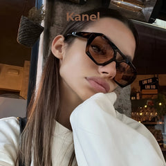 نظارة شمسية ريترو بوليجون للنساء