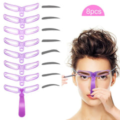 8 Pairs Eyebrow Grooming Tool