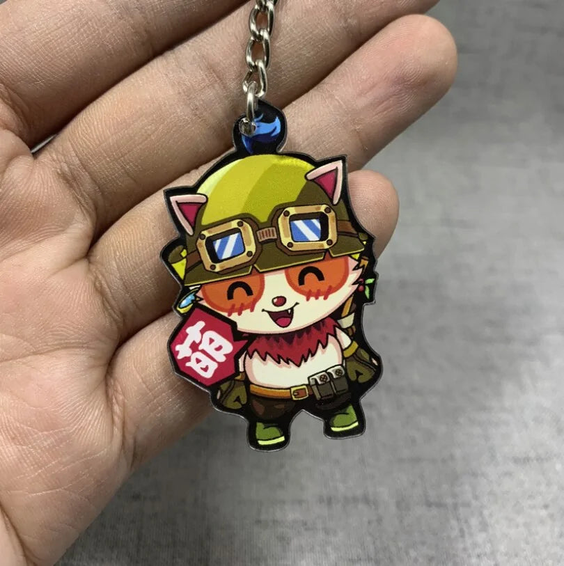 Cute Cartoon LOL Keychain