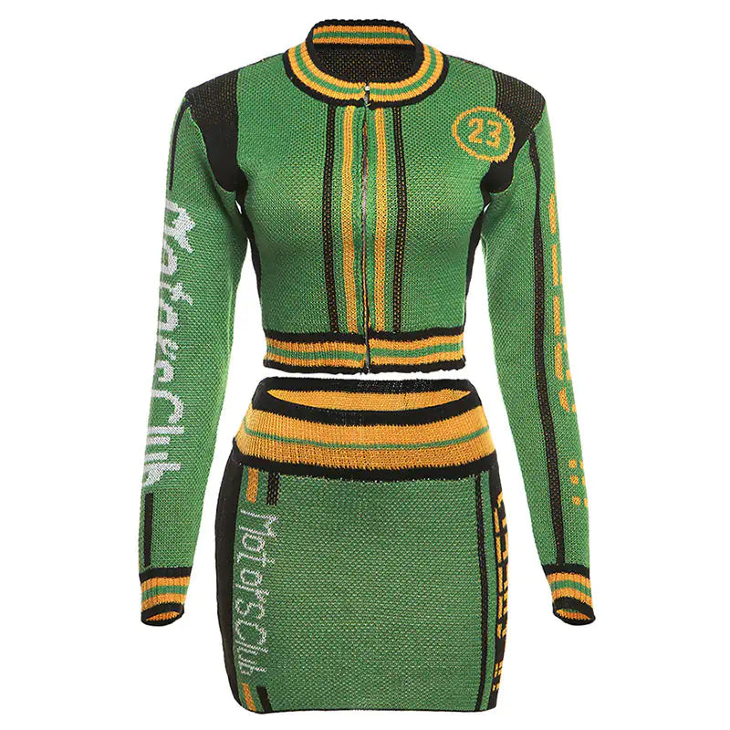 First Day Out Tapestry Mini Skirt Set
