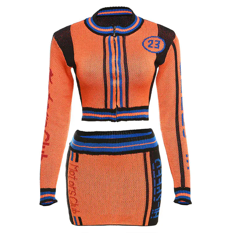 First Day Out Tapestry Mini Skirt Set