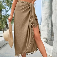 Womens Long Beach Cover Up Sarong