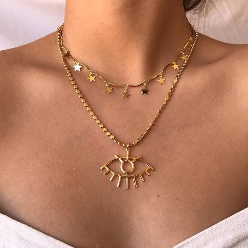 Bohemian Chains Necklace Women