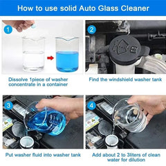 Car Windshield Glass Solid Cleaner