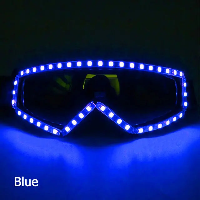 Colorful LED Luminous Glowing Neon Glasses