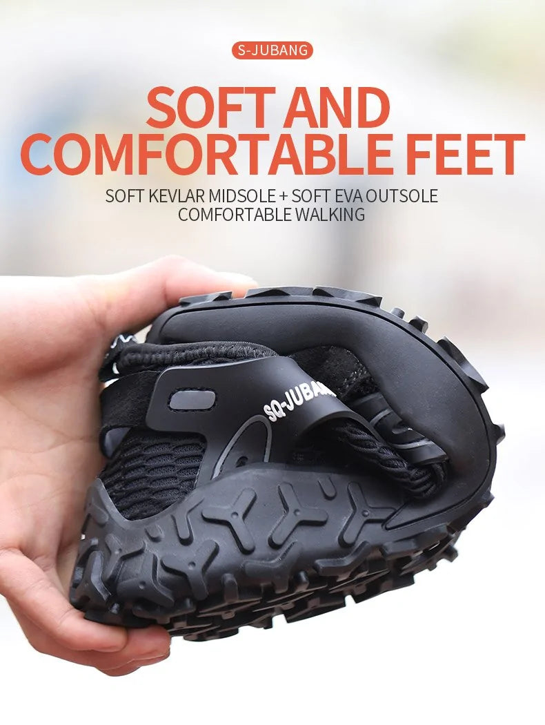 Anti-collision and Anti-smashing Breathable Safety Shoes