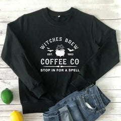 سويت شيرت من شركة Witches Brew Coffee Co