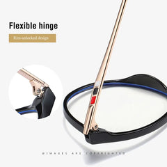 نظارات برو أكمي المستديرة TR90 المضادة للضوء الأزرق: للجنسين PC1541