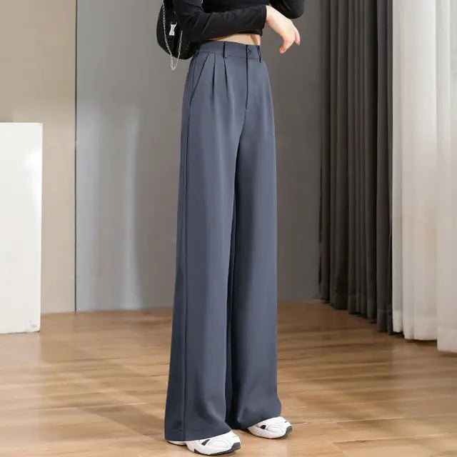 Women's Chic Vintage High Straight Pants