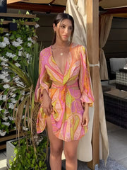 فستان سييرا سمر هيو متوسط ​​الطول