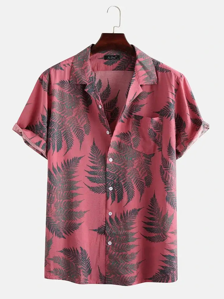 Hawaiian Casual Shirt Mens