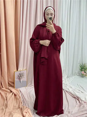 عباية مقنعين فساتين طويلة للنساء