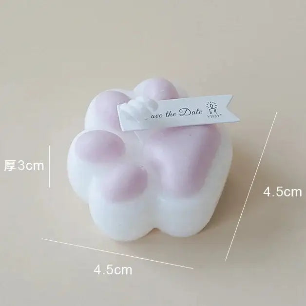 شمعة العلاج بالروائح على شكل مخلب القط