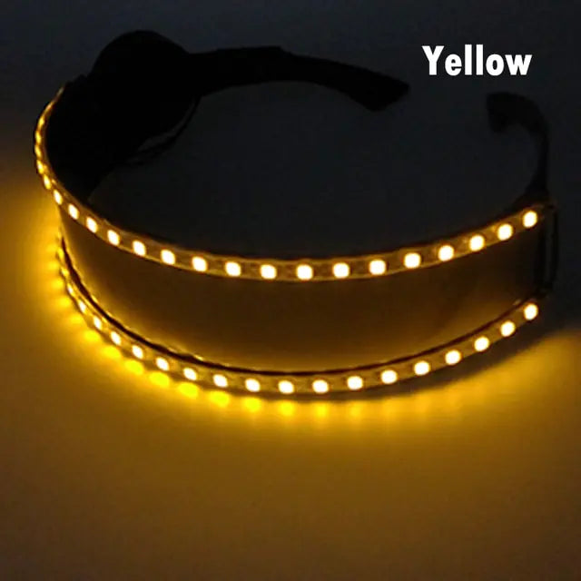 Colorful LED Luminous Glowing Neon Glasses