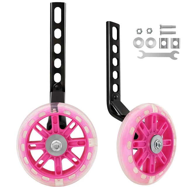 Bike Training Wheels Mute Flash Wheels