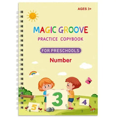 Groove Copybook Student Training Pen Control Magic Calligraphy Practice Board