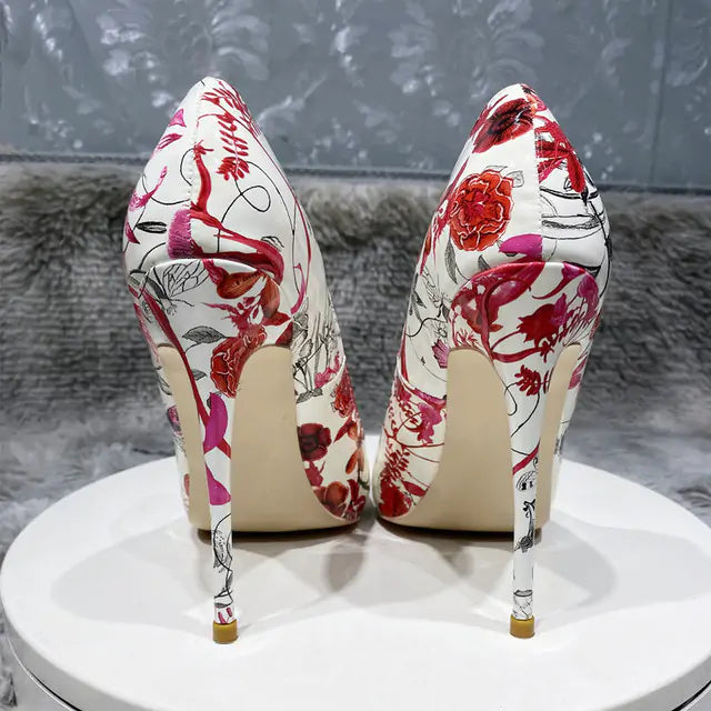 حذاء Veowalk Flowers Stiletto