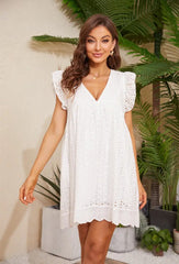 فستان دانتيل صيفي