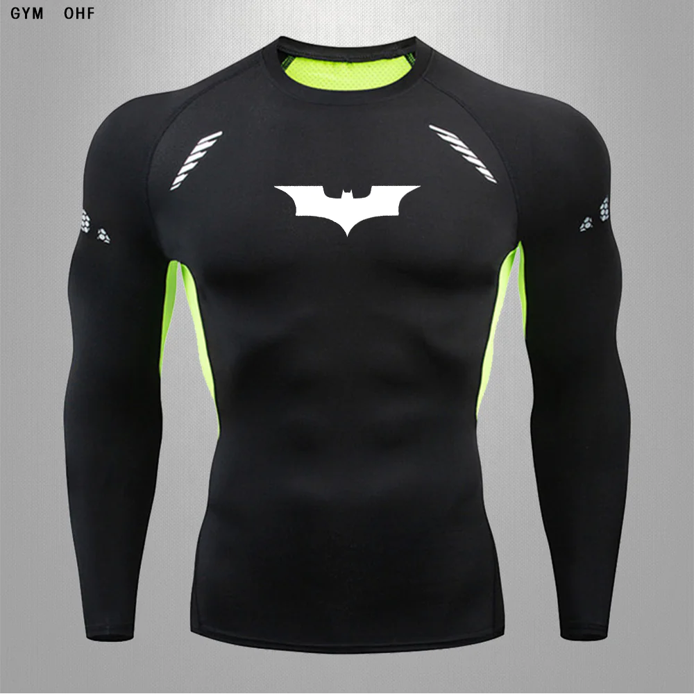 Batman Long Sleeve Compression Shirt