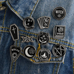 Black Moon Pins Badges