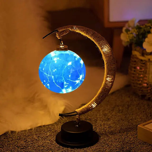 مصباح القمر ثلاثي الأبعاد LED