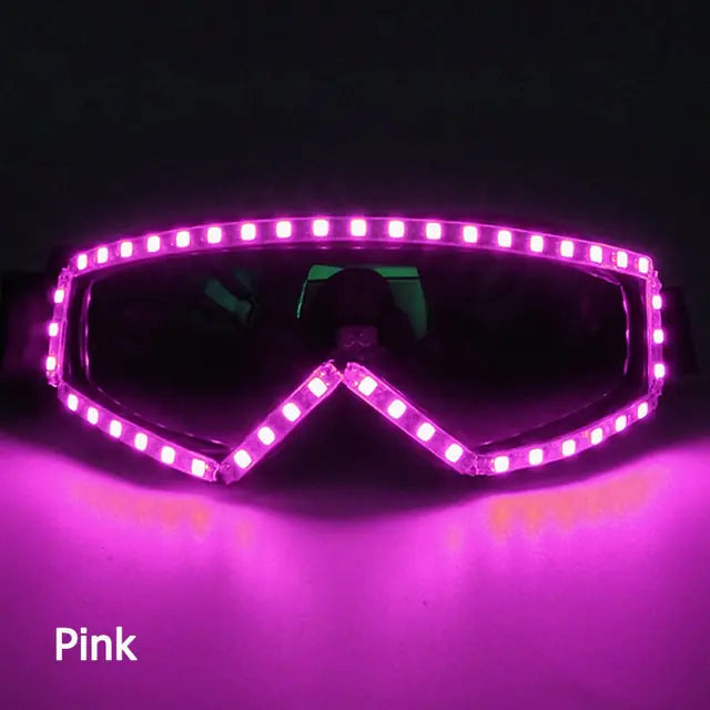 Colorful LED Luminous Glowing Neon Glasses