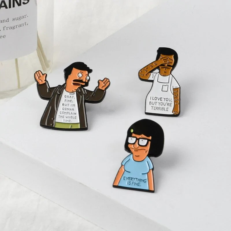 Complaining Bob's Burgers Pins