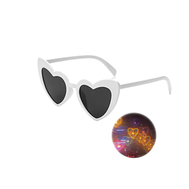 Love Special Effect Heart-shaped Glasses