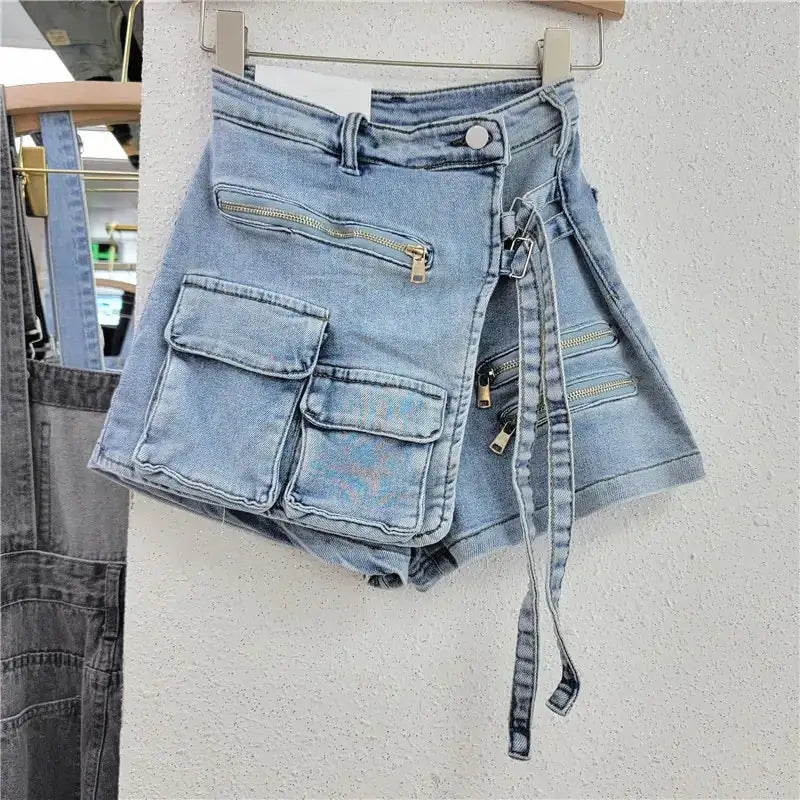 شورت Kyla Denim Utility Cargo