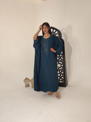 جلابية بشغل شك مع شيلة