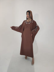 جلابية بشغل شك مع شيلة