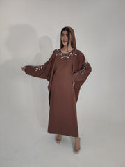 جلابية بشغل شك مع شيلة