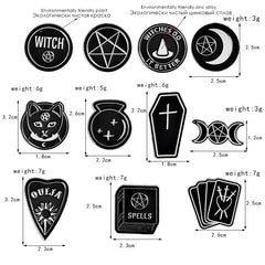 Black Moon Pins Badges