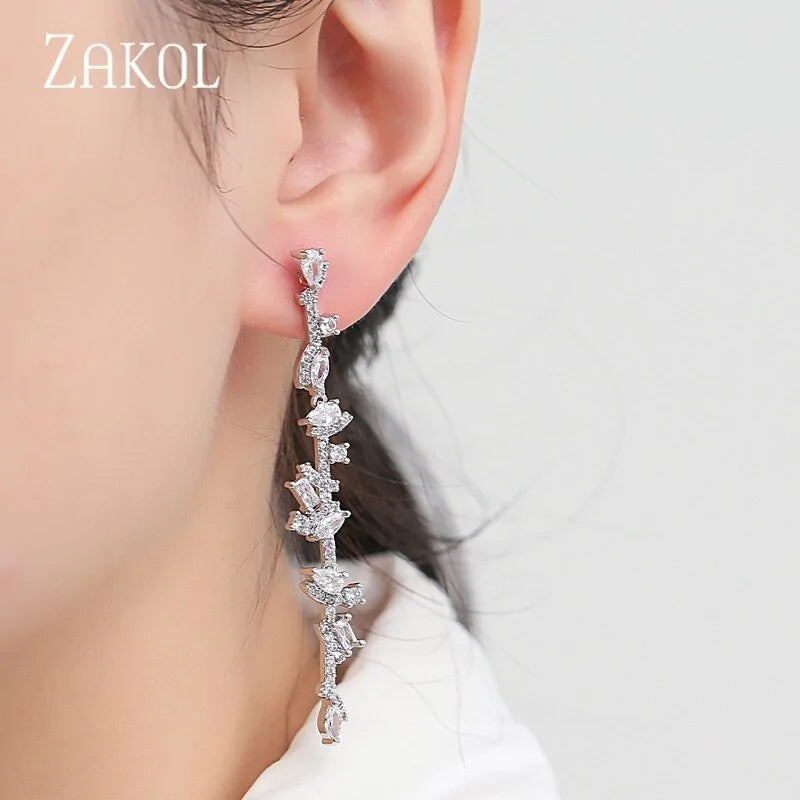 Long Dangle Drop Earrings for Women Fashion