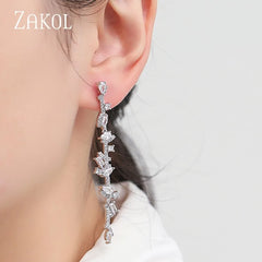 Long Dangle Drop Earrings for Women Fashion