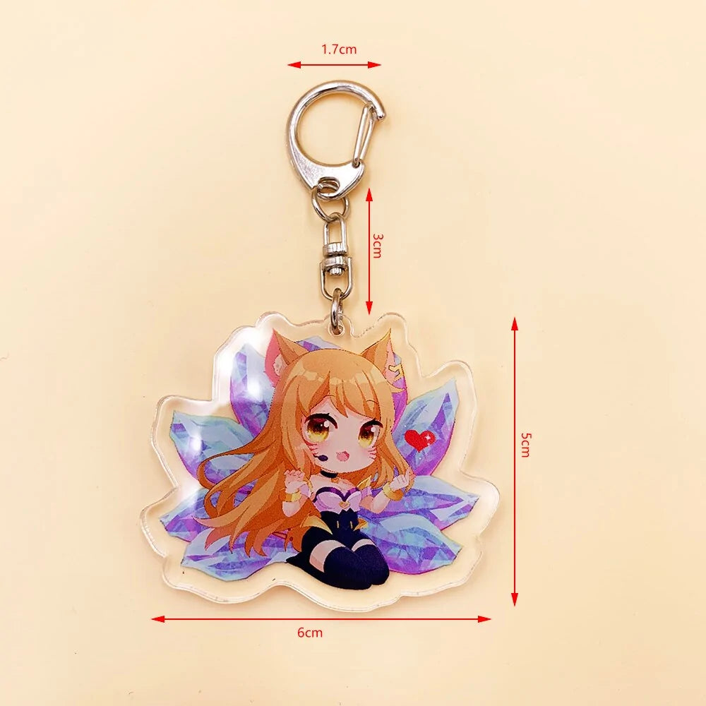 Cute Cartoon LOL Keychain