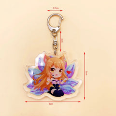 Cute Cartoon LOL Keychain