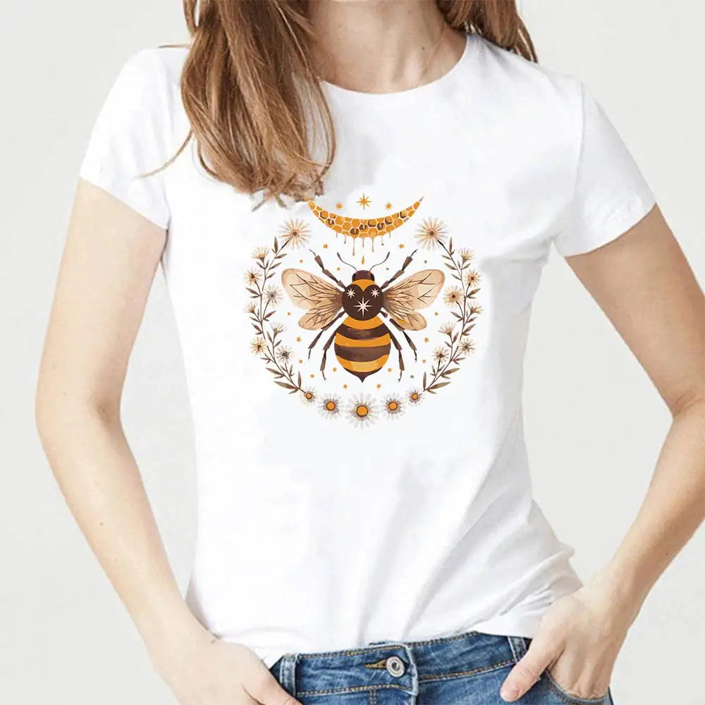 تي شيرت برسومات "Bee Care".