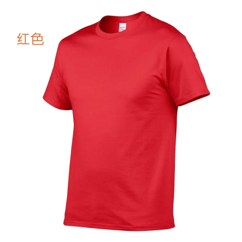 Solid Color Men's / Women Plain T-Shirt