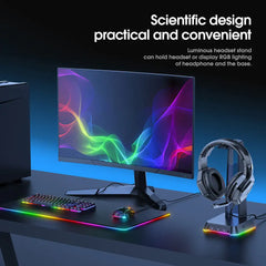 حامل سماعة الألعاب RGB