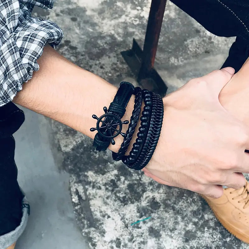 4 قطع/مجموعة أساور مضفرة