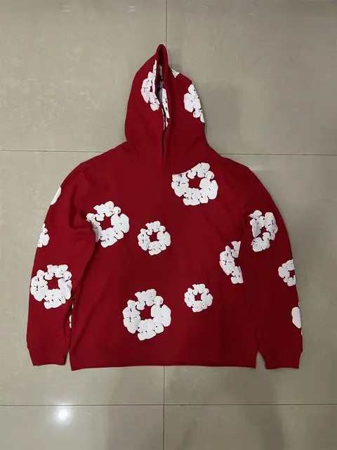 سويت شيرت جينز ممزق كبير الحجم