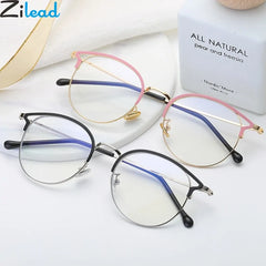 Anti-Blue Light Round Eyeglasses