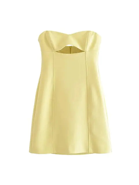 فستان قصير بدون أكمام للنساء من Streetwear