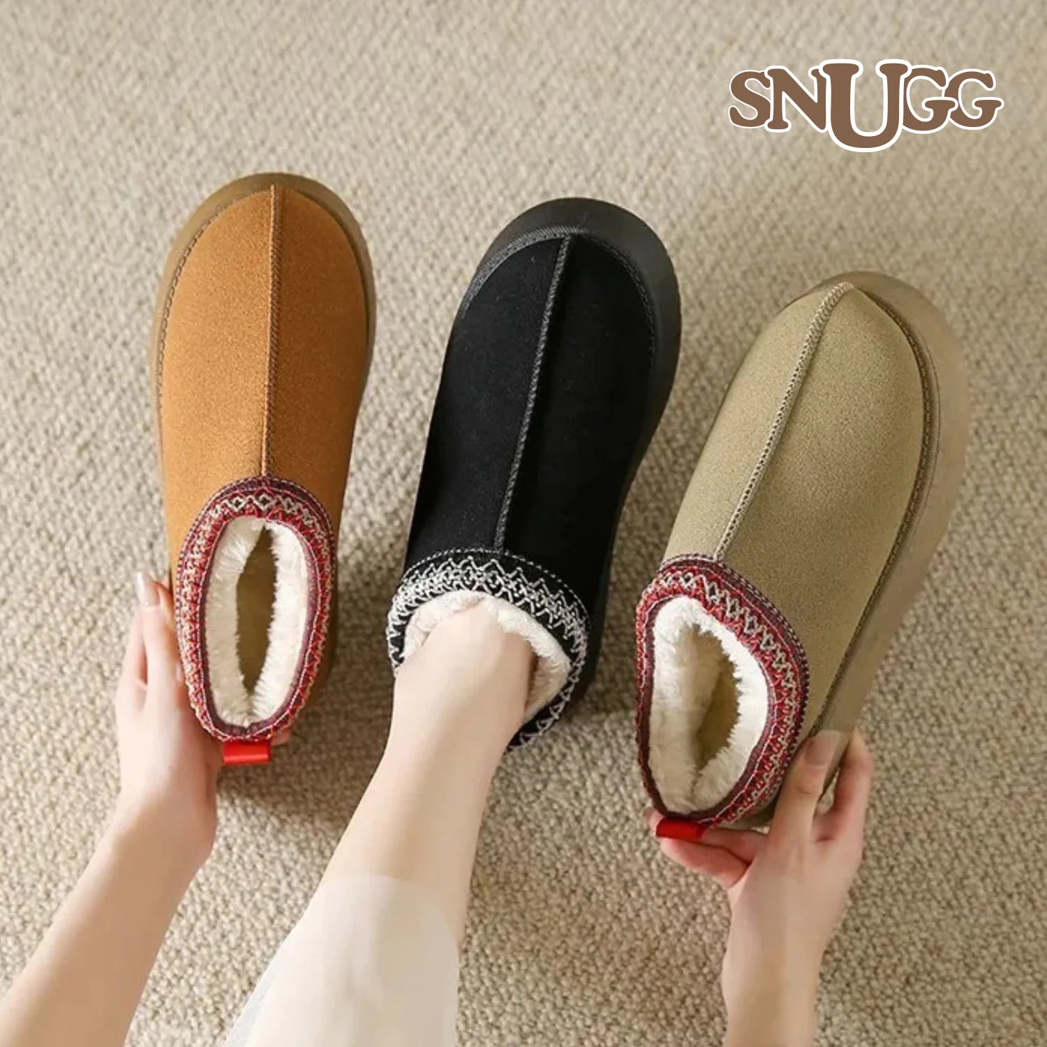 Snugg Tas Fur Lined Shoes