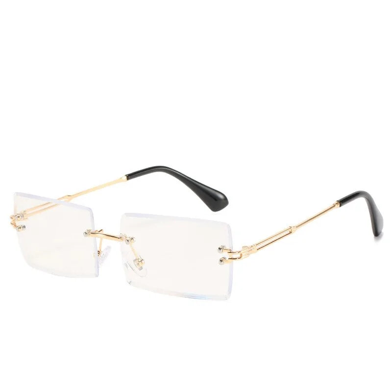 2020 Unisex Anti Blue Rays Computer Glasses: Rimless Blue Light Coating Eyewear