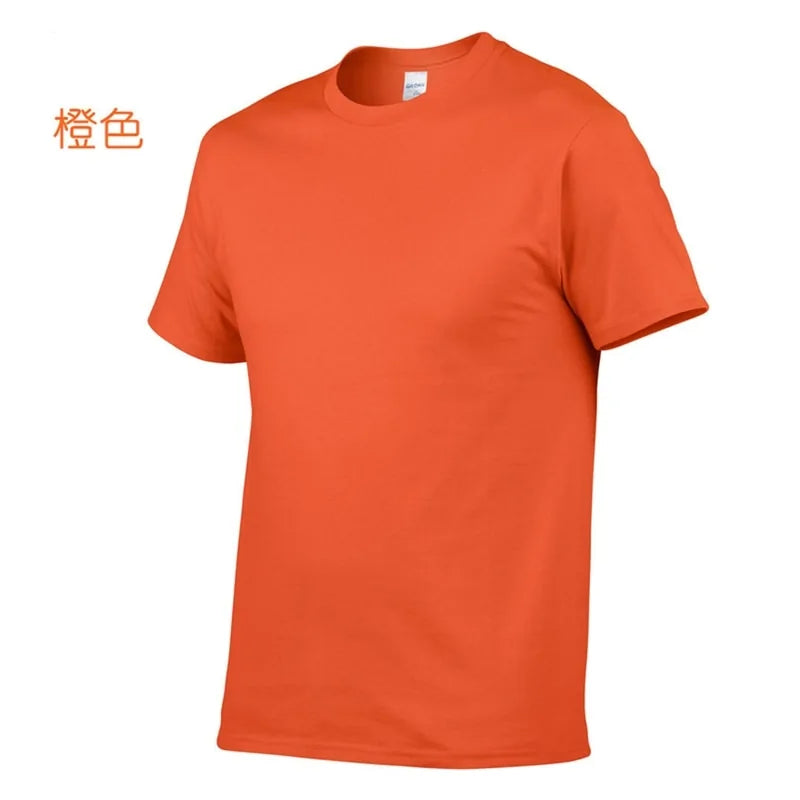 Solid Color Men's / Women Plain T-Shirt