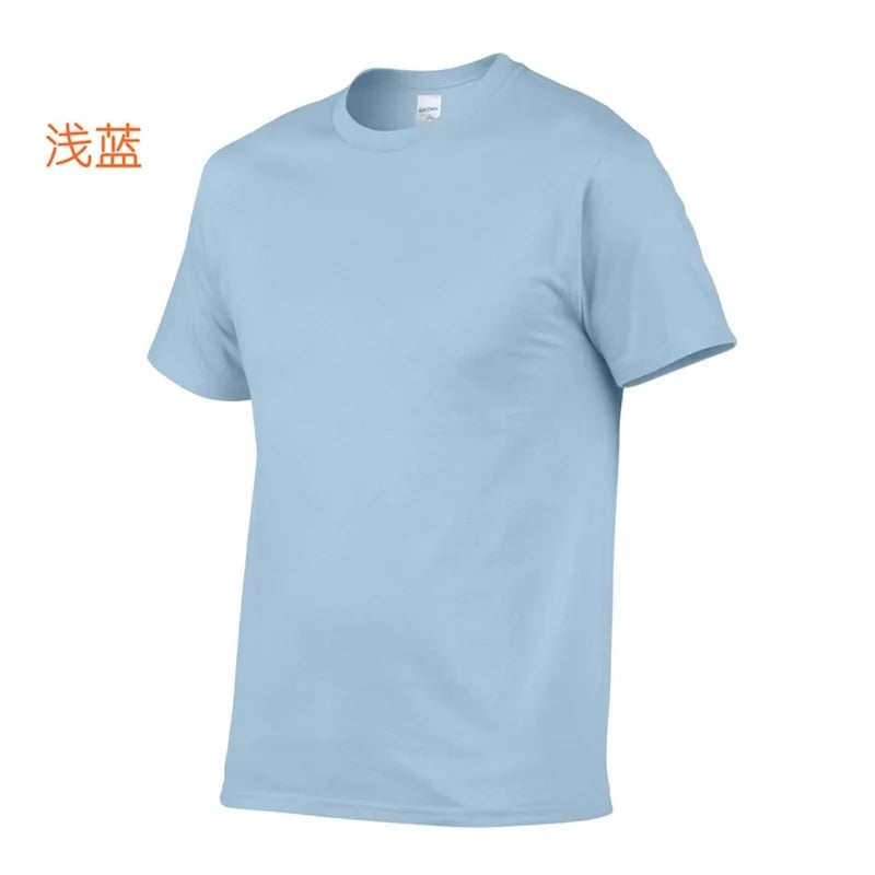 Solid Color Men's / Women Plain T-Shirt