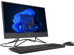 HP AIO 200G4 Ci3 1215U/8GB/256SSD+1 تيرابايت/21.5 بوصة FHD/IRON G (5W7Z7ES) ويندوز 11 برو