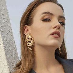 Dragon Long Earrings for Women